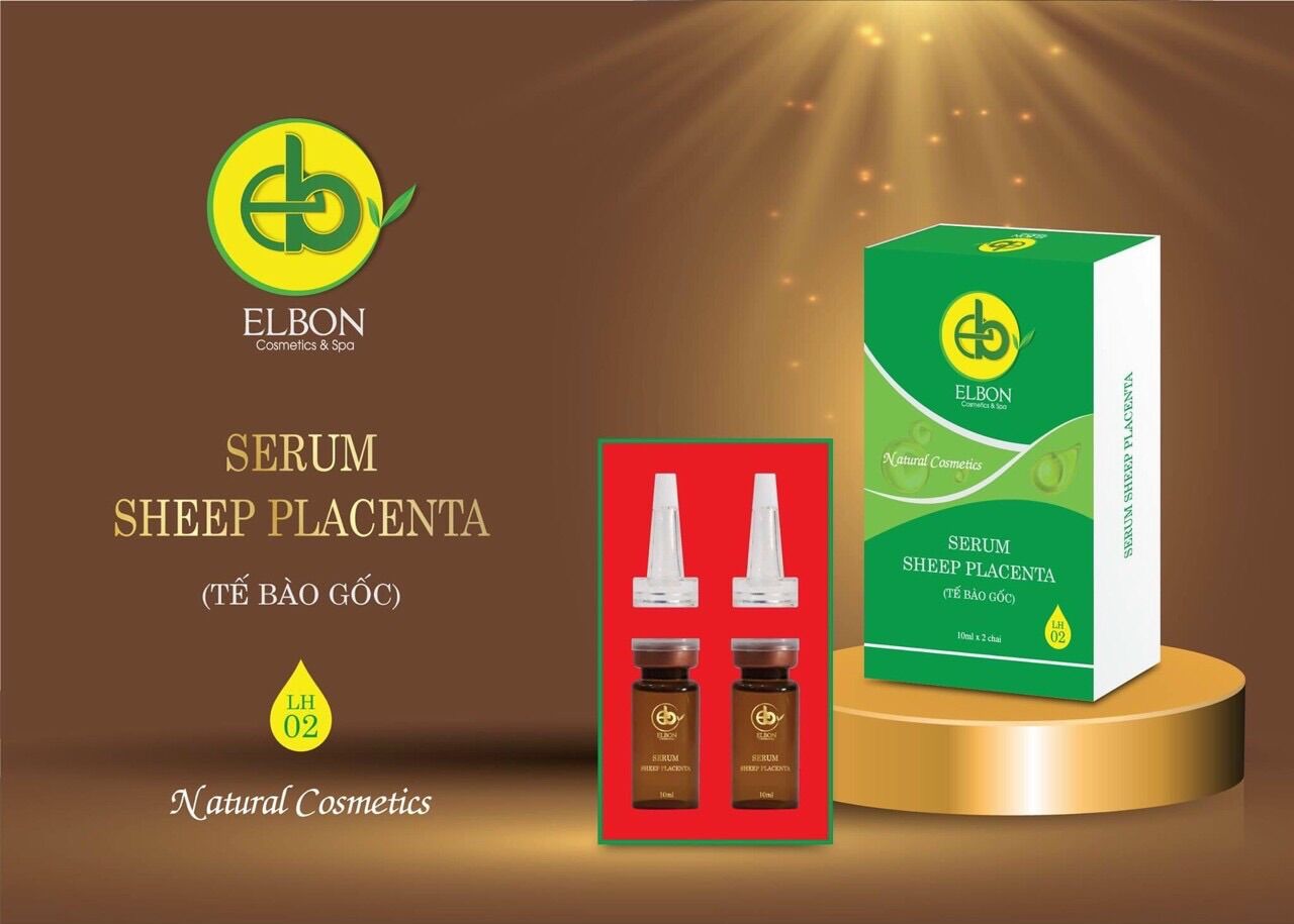 Tế bào gốc [serum sheep placenta] phục hồi sẹo ELBON  10ml x2