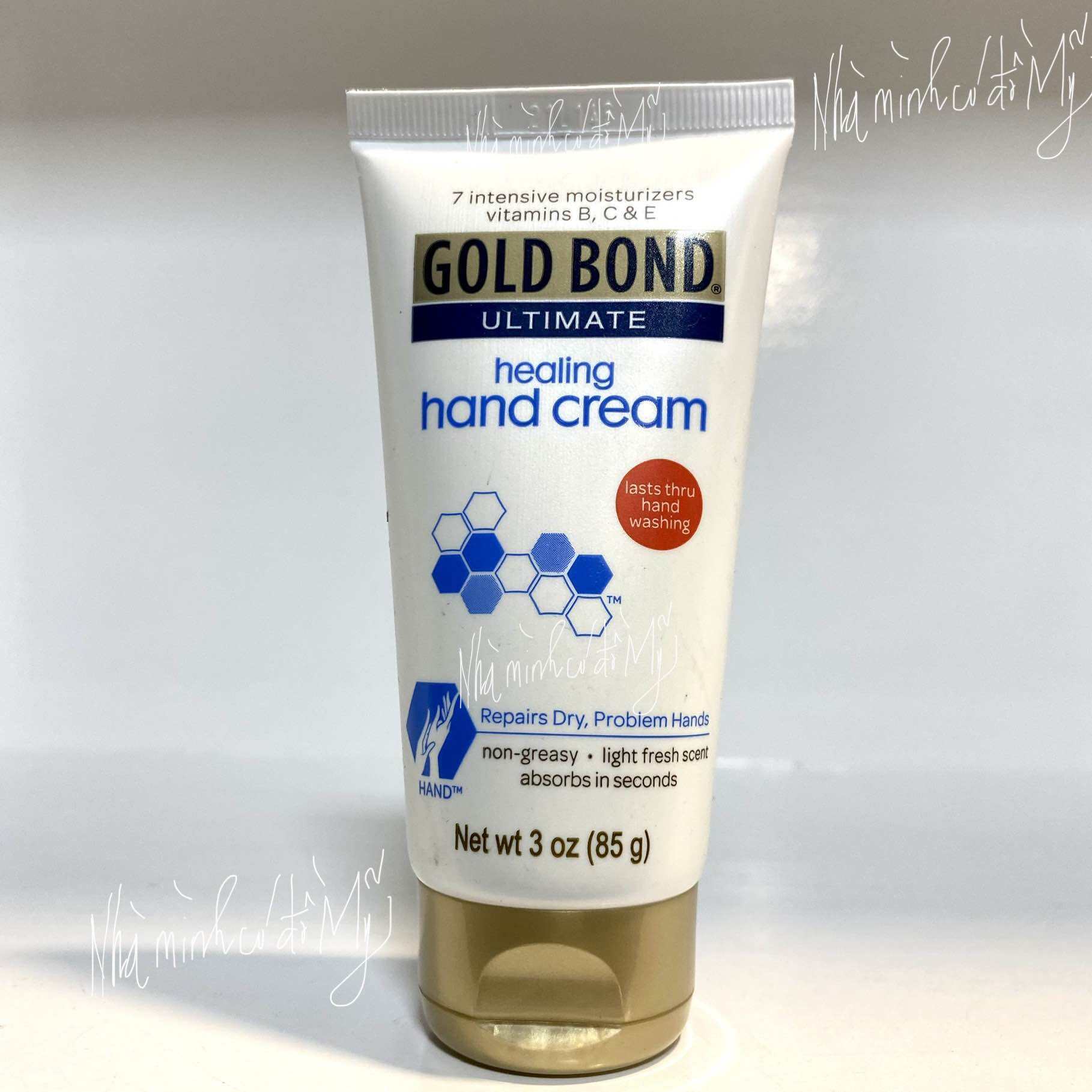 Kem tay Gold Bond Healing Hand cream dưỡng ẩm, mền mịn, giảm khô ngứa