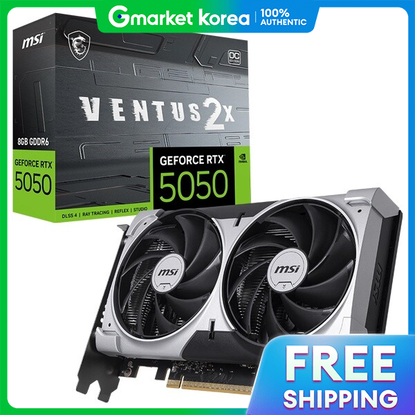 MSI | Msi Geforce Rtx 5050 Ventus 2X Oc 8Gb Gddr6 Graphics Card Gaming Gpu Upgrade Your Gaming Pc g Giá 8,705,200 Đồng*Miễn phí vận chuyển