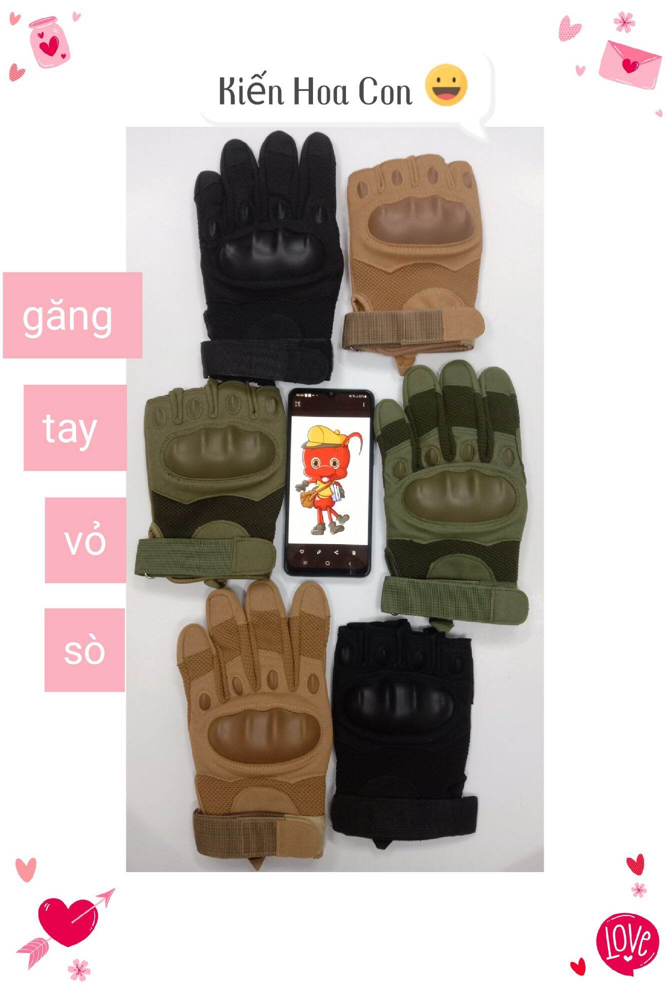 Găng tay vỏ sò, bao tay vỏ ốc 🐌