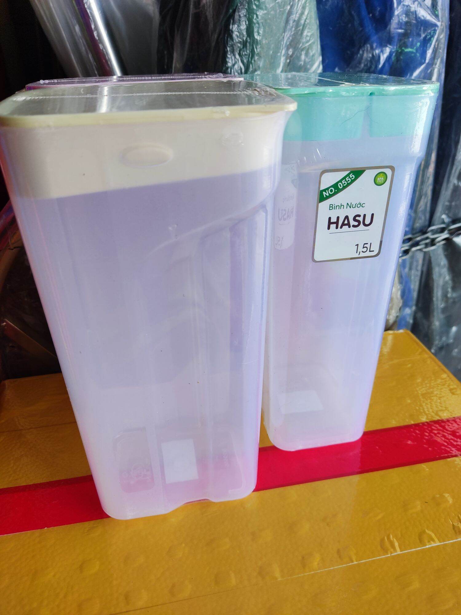 BÌNH NƯỚC HASU VUÔNG