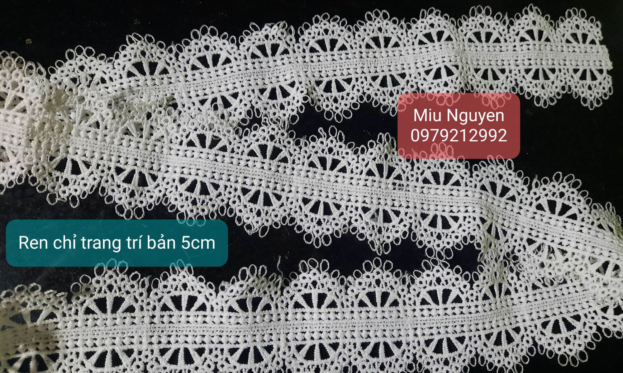 Ren trang trí bản 5cm
