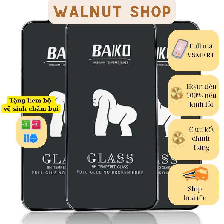 Kính cường lực kingkong Baiko Vsmart joy4, live4, star5, joy2+, joy3, star3, star4