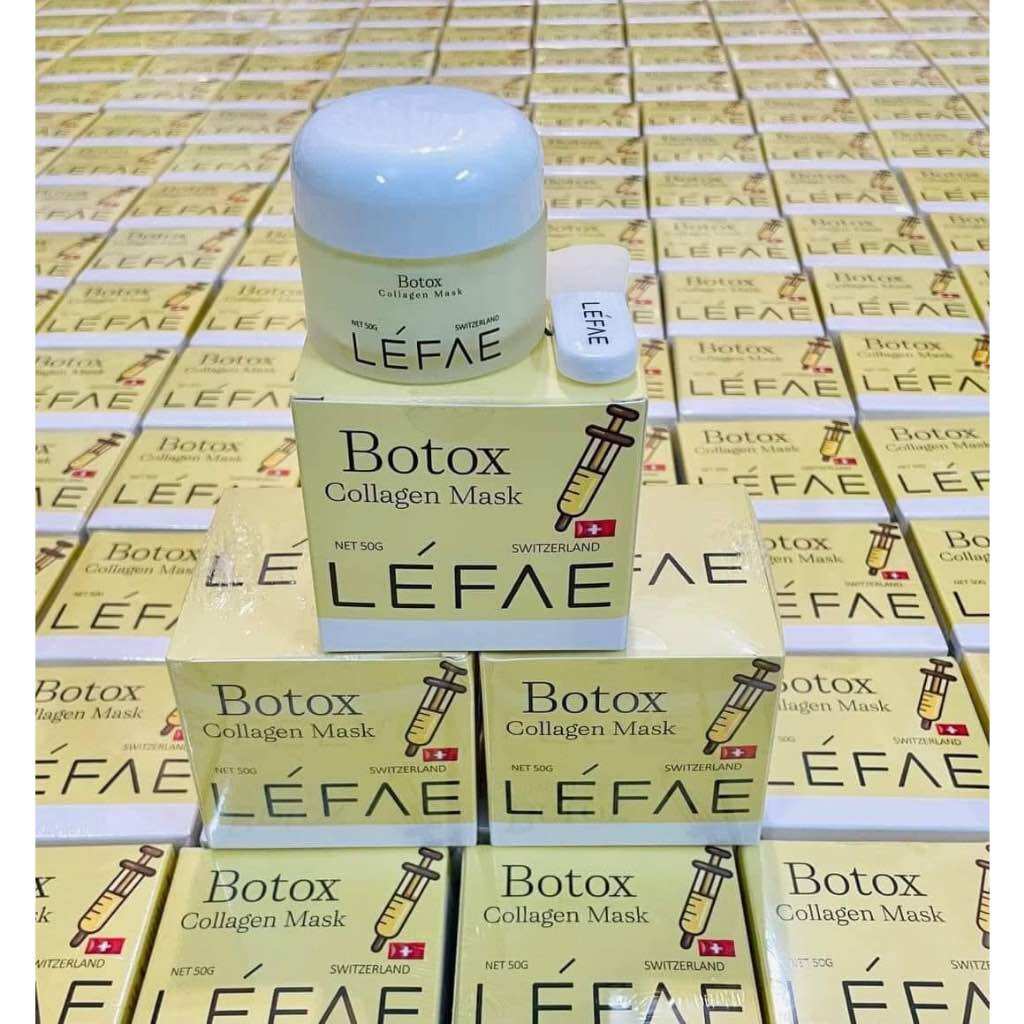 Mặt nạ Botox Collagen Mask tươi Thụy Sĩ 50g dưỡng trắng da giữ ẩm làm mịn kết cấu da săn chắc căng bóng