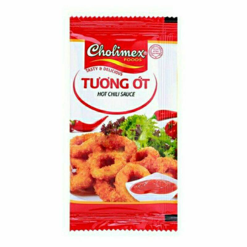 100 gói tương ớt gói nhỏ 10g
