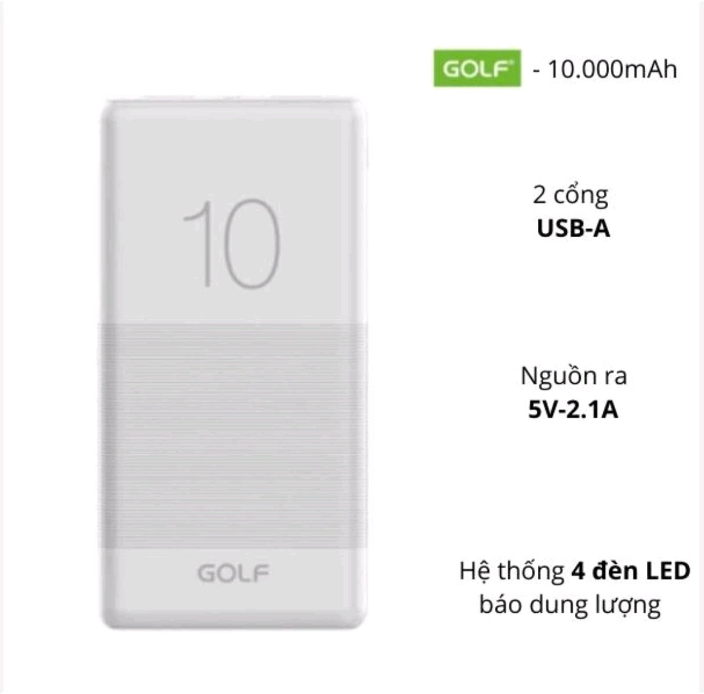 Micro RODE Wireless Go II kèm Pin dự phòng Golf 10000mAh