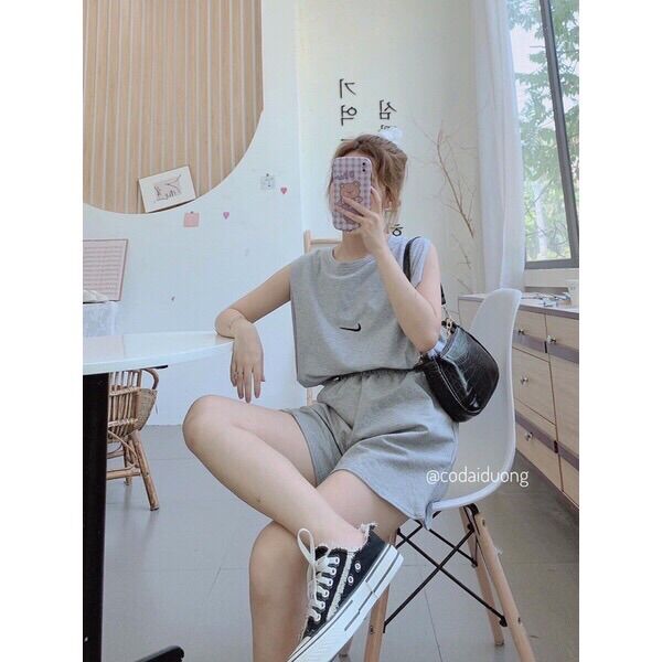 BỘ ĐÙI BA LỖ COTTON HSO