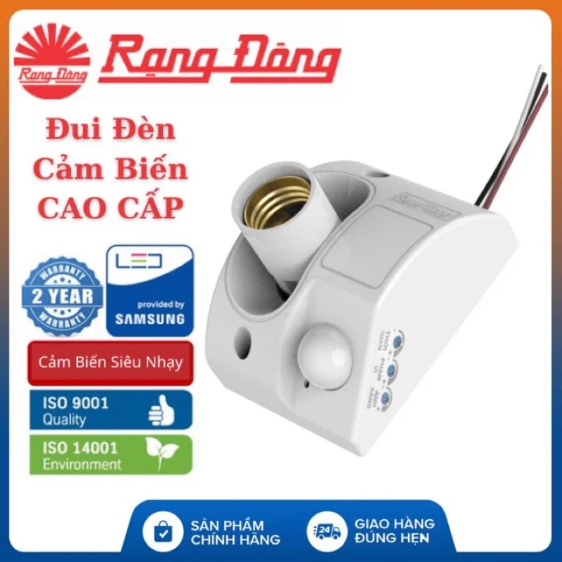 Đui đèn cảm biến rạng đông chính hãng