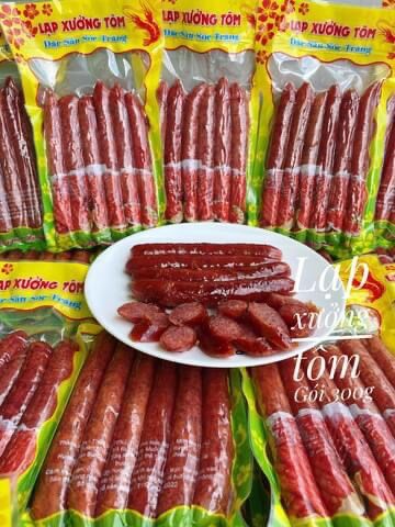 Lạp xưởng tôm gói 300gr