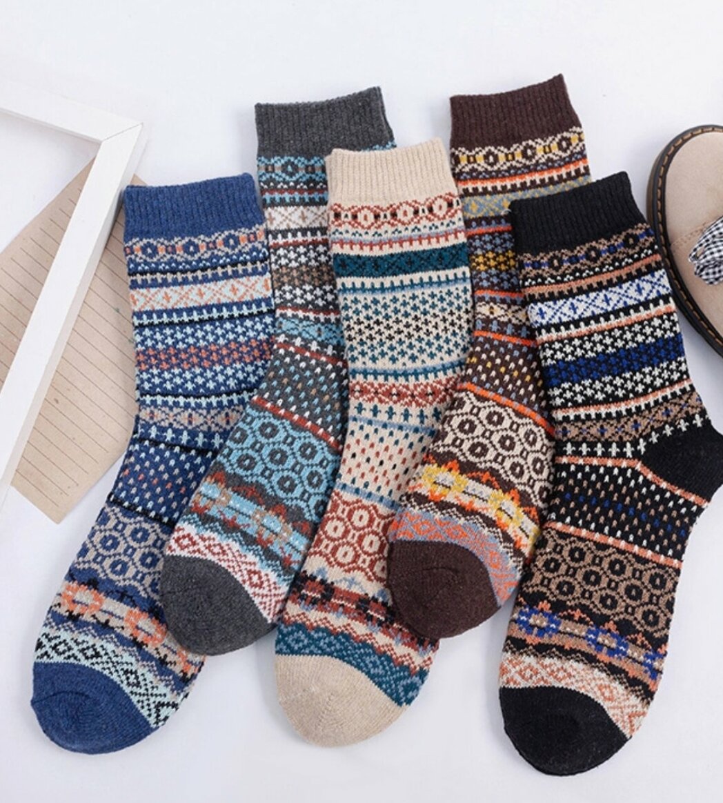 Tất thổ cẩm cao cấp set 5 đôi 85k