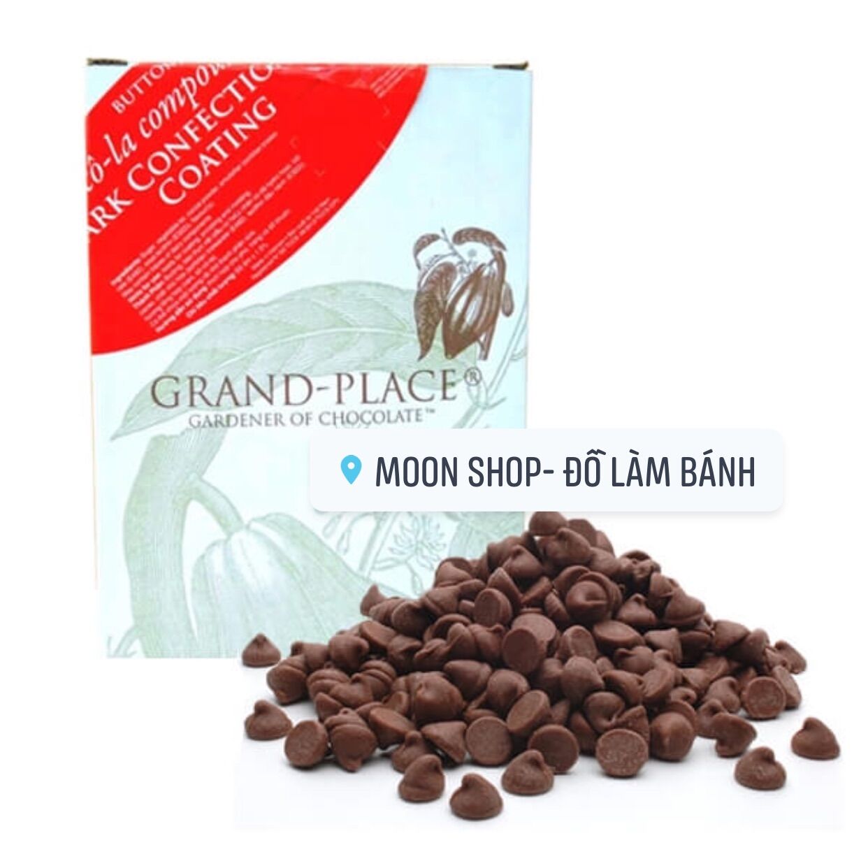 Socola chip đen làm bánh 100gram