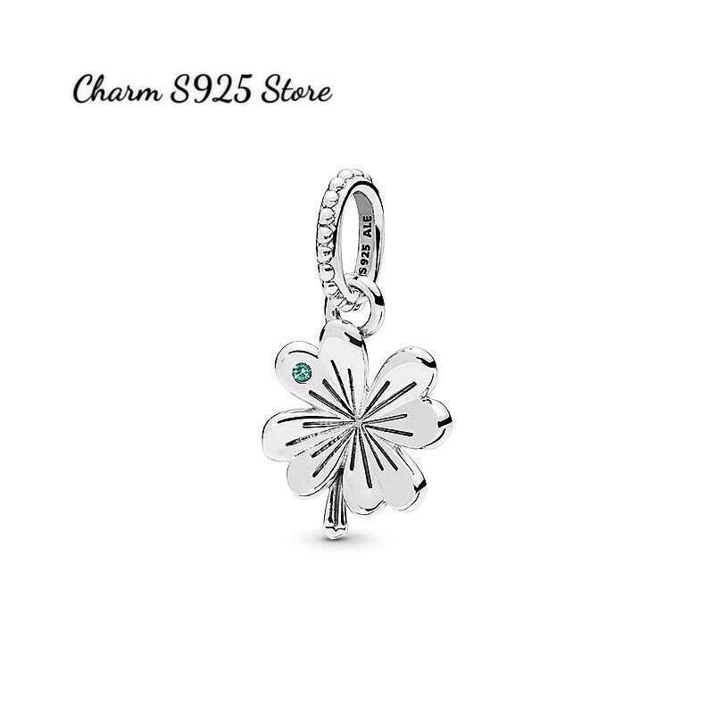 PAN ALE CHARM TREO CỎ 4 LÁ BẠC S925 CAO CẤP