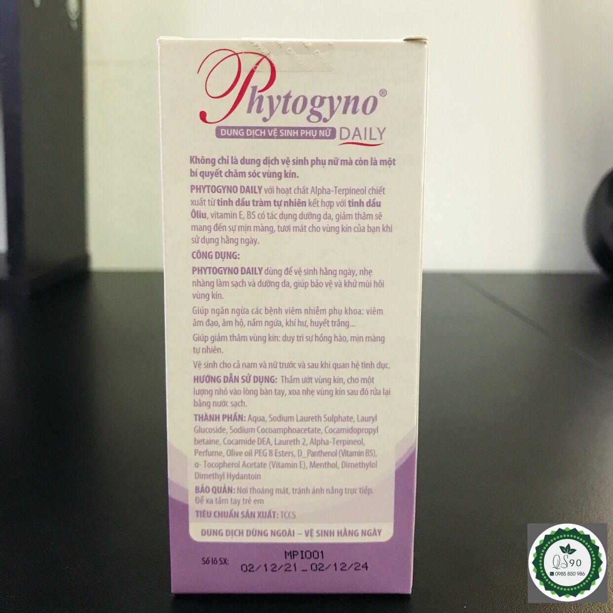 Dung Dịch VS Phụ Nữ Phytogyno màu tím 100ml
