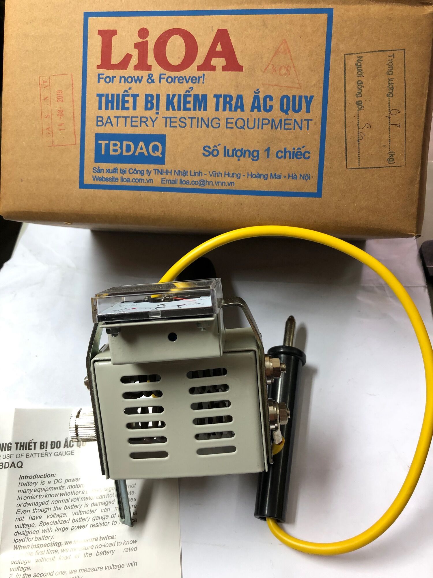 Thiết bị kiểm tra Ắc Quy LiOA