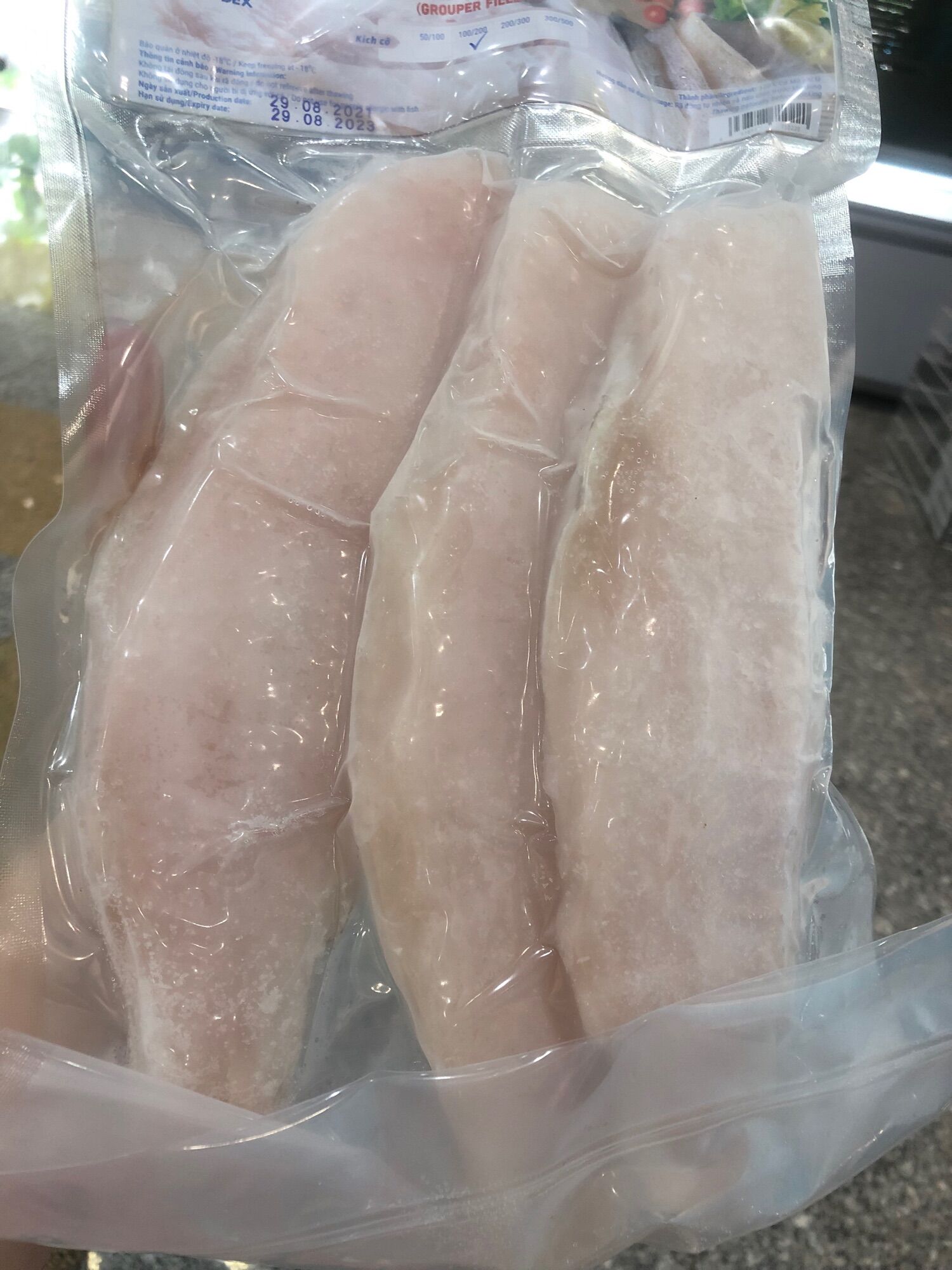 Cá mú phi lê  - Túi 425g