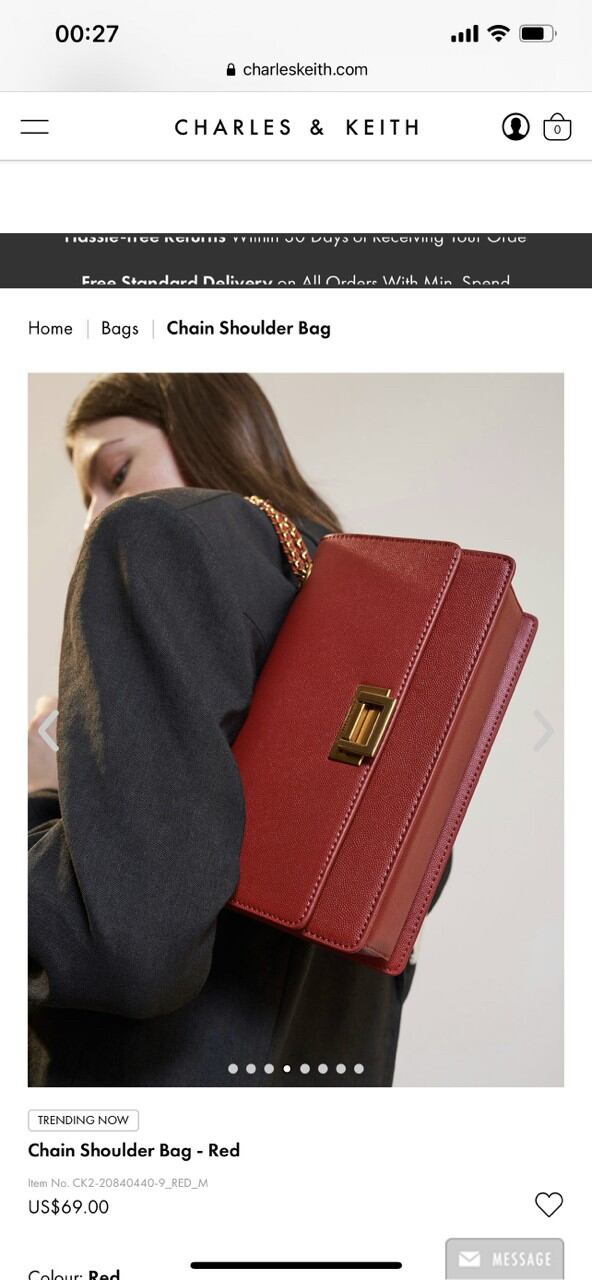 Túi kẹp nách nữ  model: ck2-208404409
