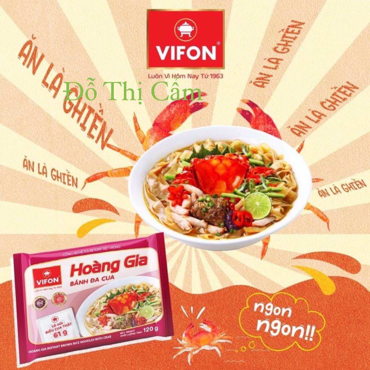 Bánh đa cua hoàng gia