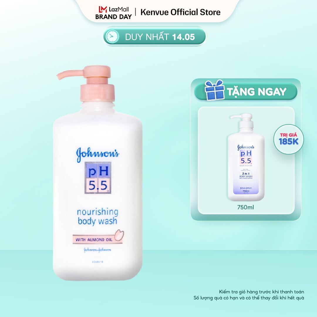 Sữa Tắm Người Lớn Dầu Hạnh Nhân Ph5.5 - Dung Tích 750ml