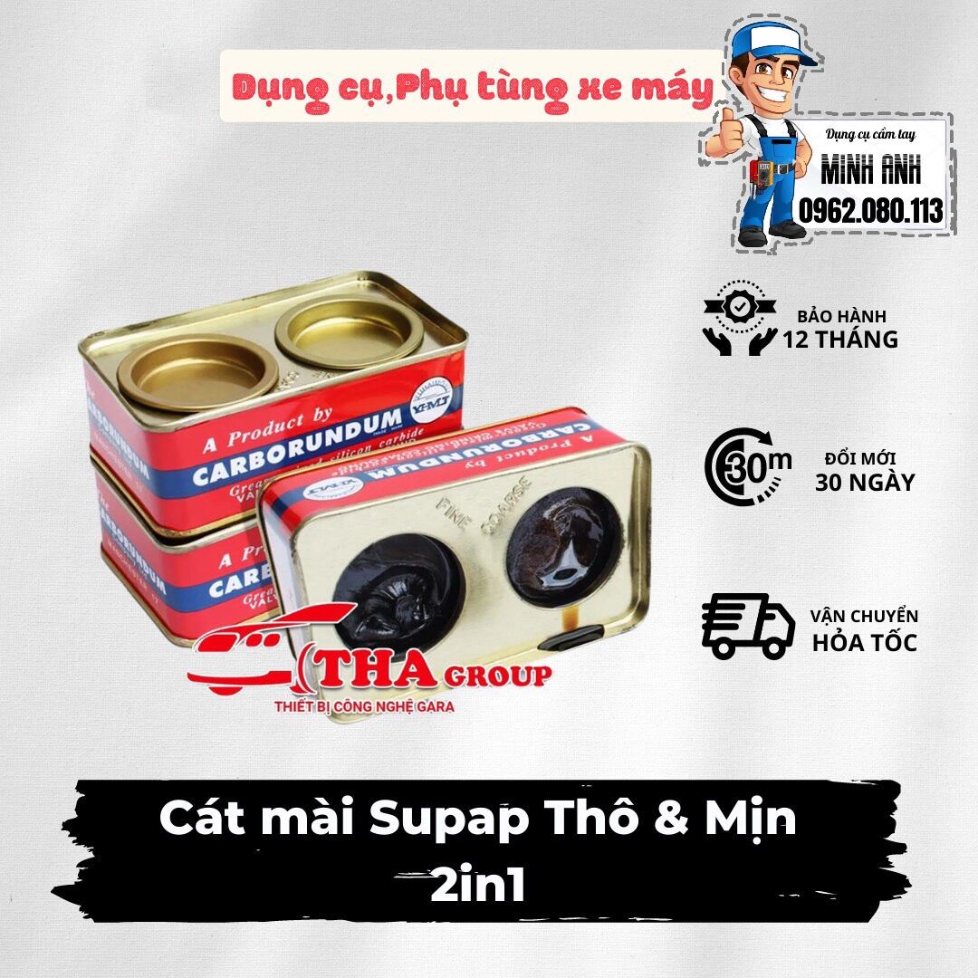 Cát mài Supap Thô & Mịn 2in1.Sửa supap xe máy hiệu quả