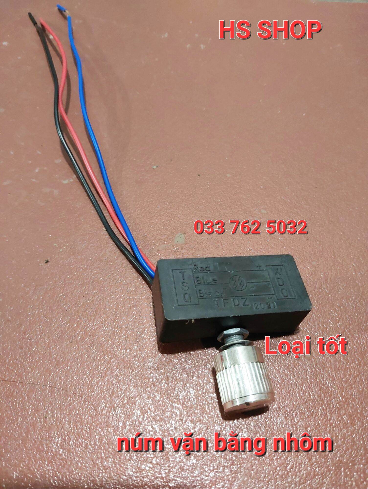 Chiết áp 12V  - Bộ điều khiển tốc độ 12V/10a