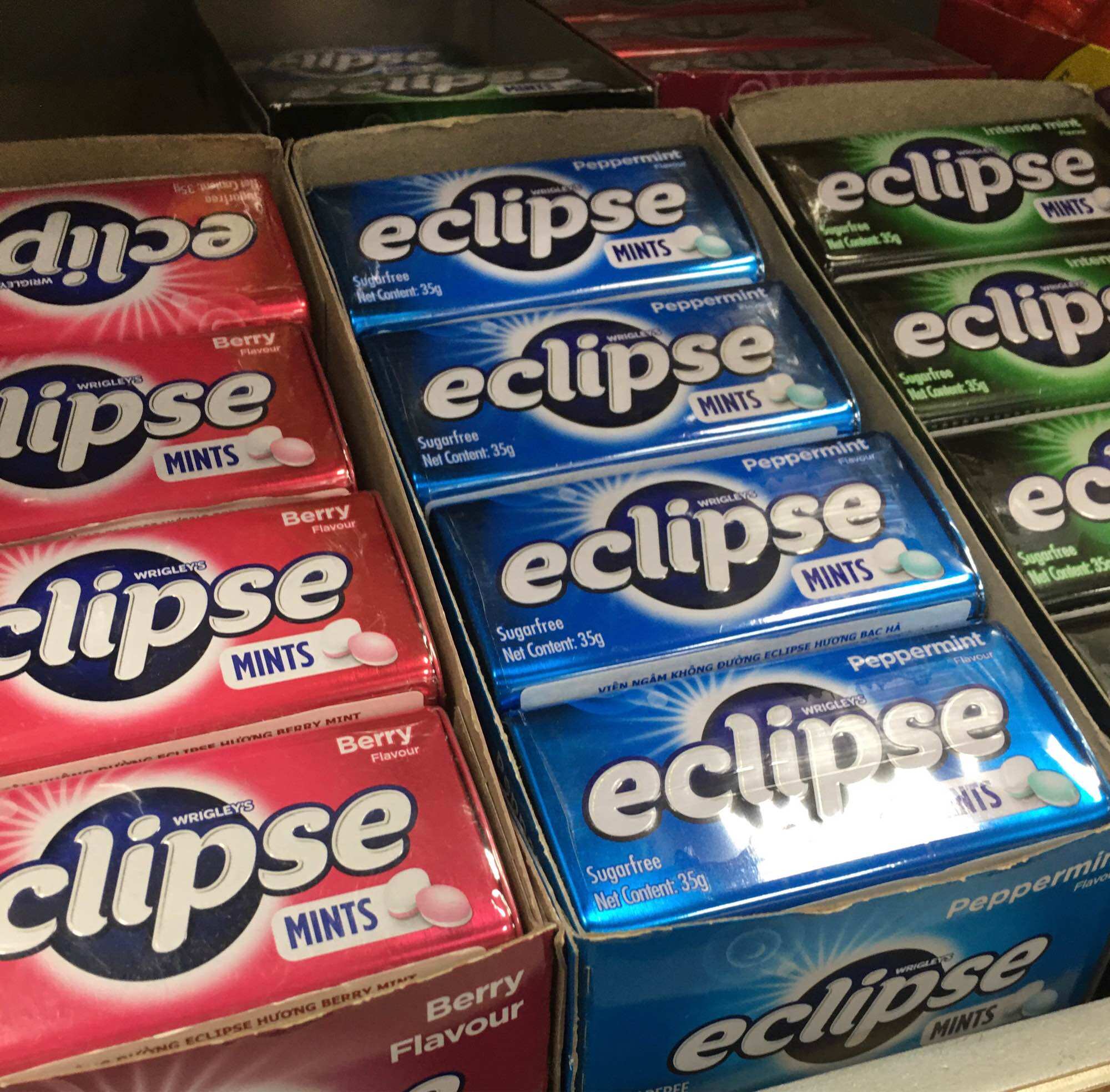 Kẹo Ngậm Không Đường Eclipse Hộp 35G (Hơi Thở Thơm Mát,Sảng Khoái)