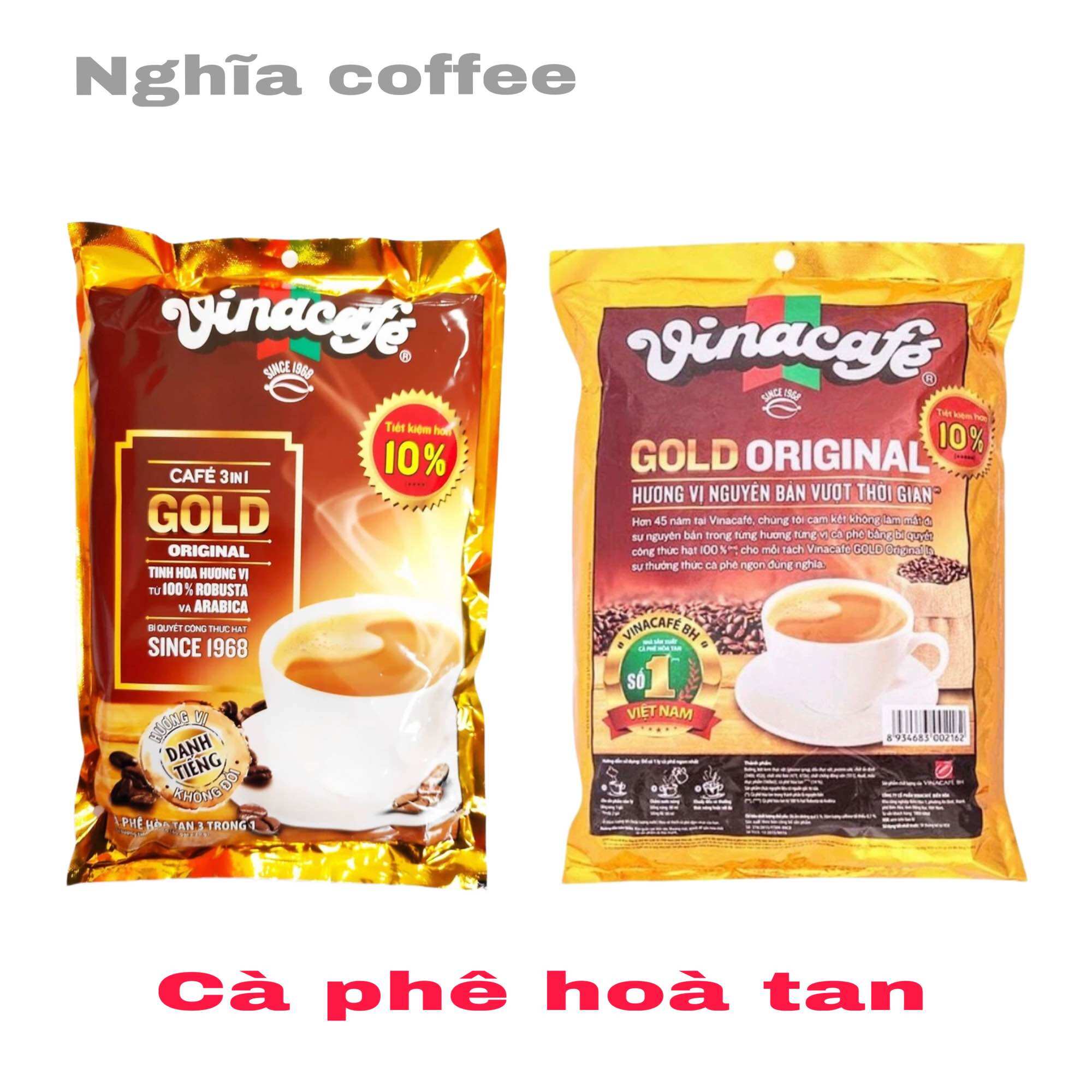 1 Gói VinaCaFé Cà Phê Sữa Đá 800 gr (  40 gói - 20g )