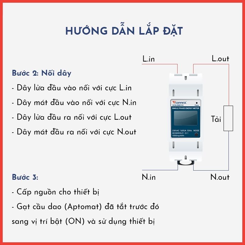 Công tơ bộ giám sát tiêu thụ điện thông minh