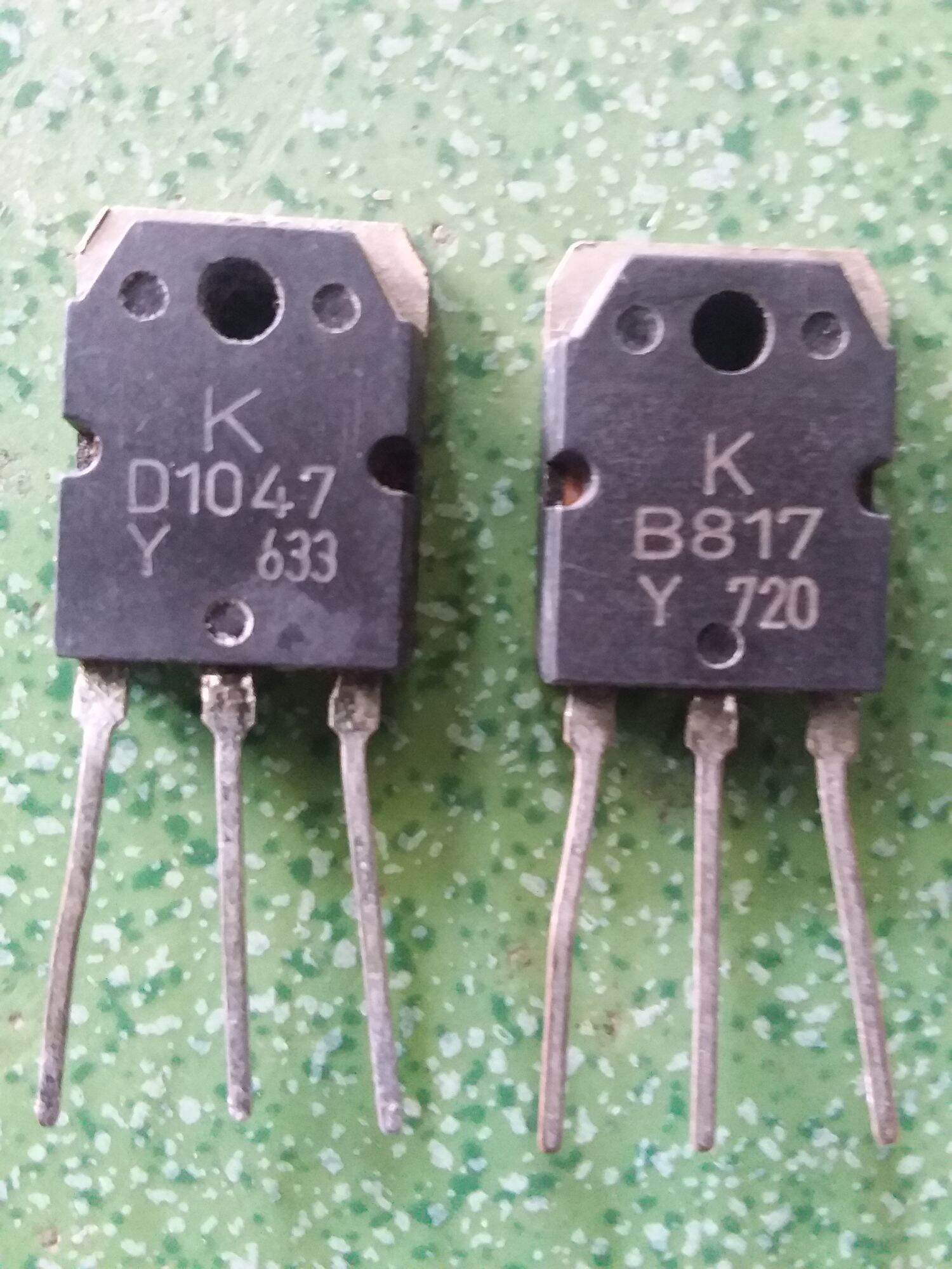 1-đôi transitor xịn b817+d1047. tháo