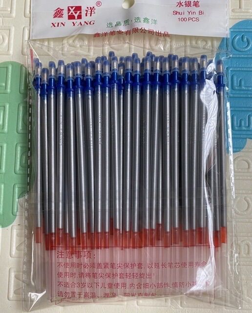 Ruột Viết Bạc 100 Cây – Đánh Dấu Da, Simili, Vẽ Sơ Đồ Ngành May