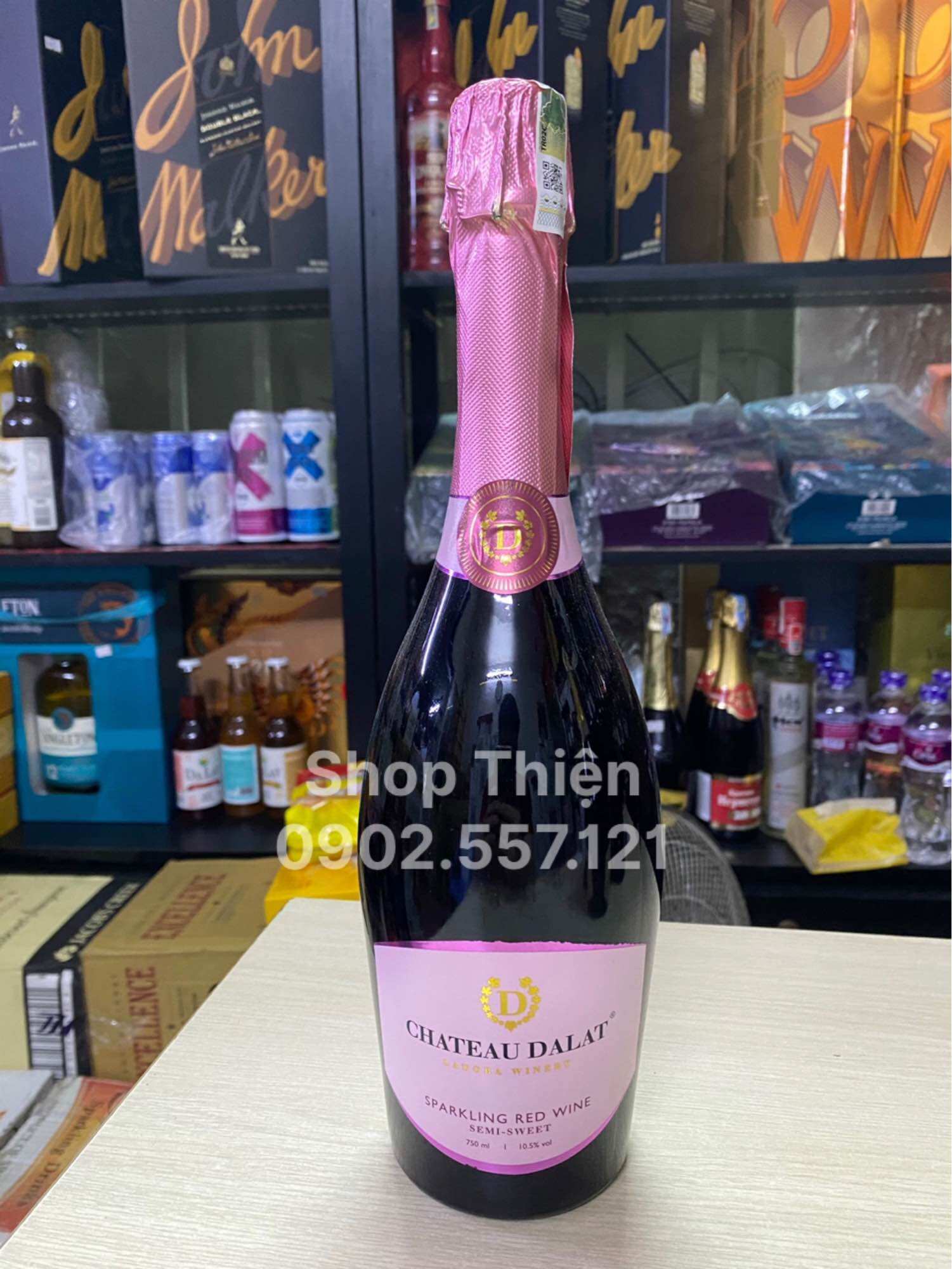 Vang nổ chateau dalat sparkling wine 10.5% 750ml