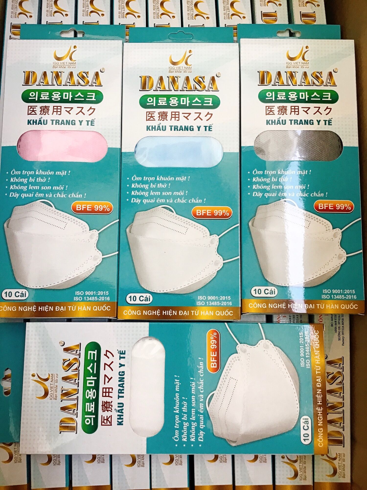 Khẩu trang 4d cao cấp danasa kf94