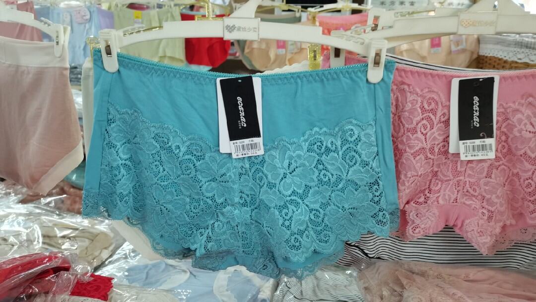Quần Lót Nữ Dong Meng Qi Jue 5229 Quần Đùi Ren Modal Quần Lót Nữ Cạp Vừa Quần Đùi Ren Modal Cạp Vừa 