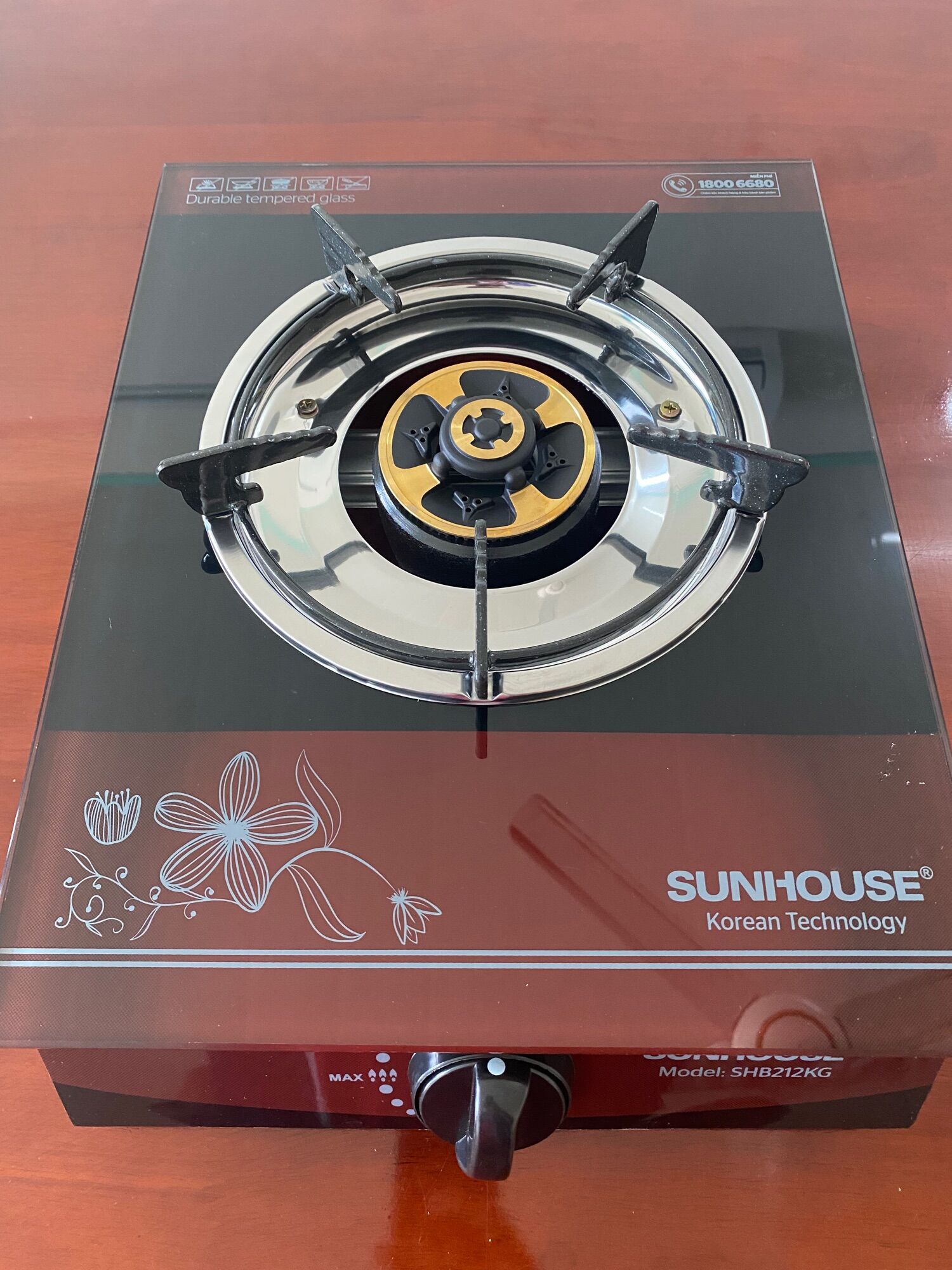 [ Chính Hãng Sunhouse ] BẾP GAS ĐƠN SUNHOUSE SHB212KG