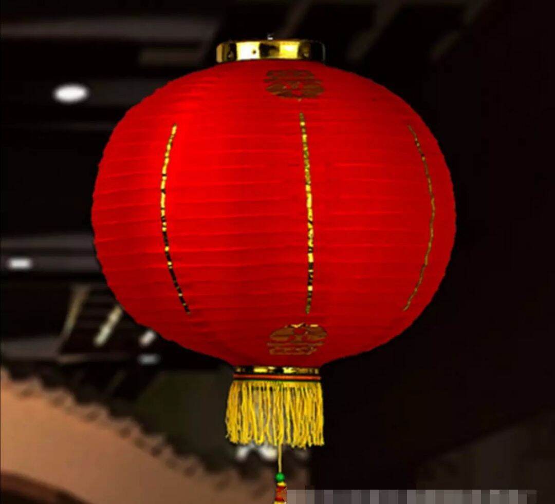 [Đẹp] Lồng đèn xếp gọn cạnh nhũ vàng