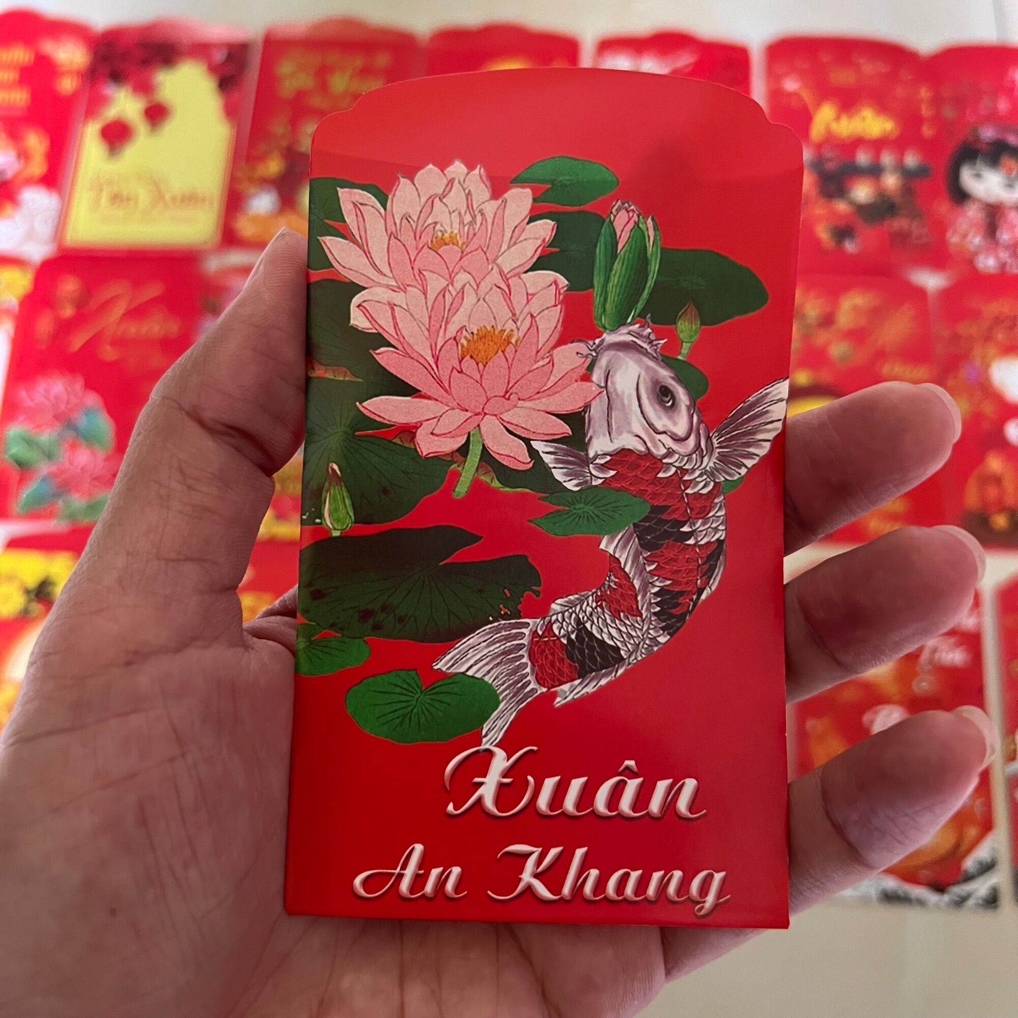 Sỉ 1000 bao lì xì truyền thống (7x11cm)