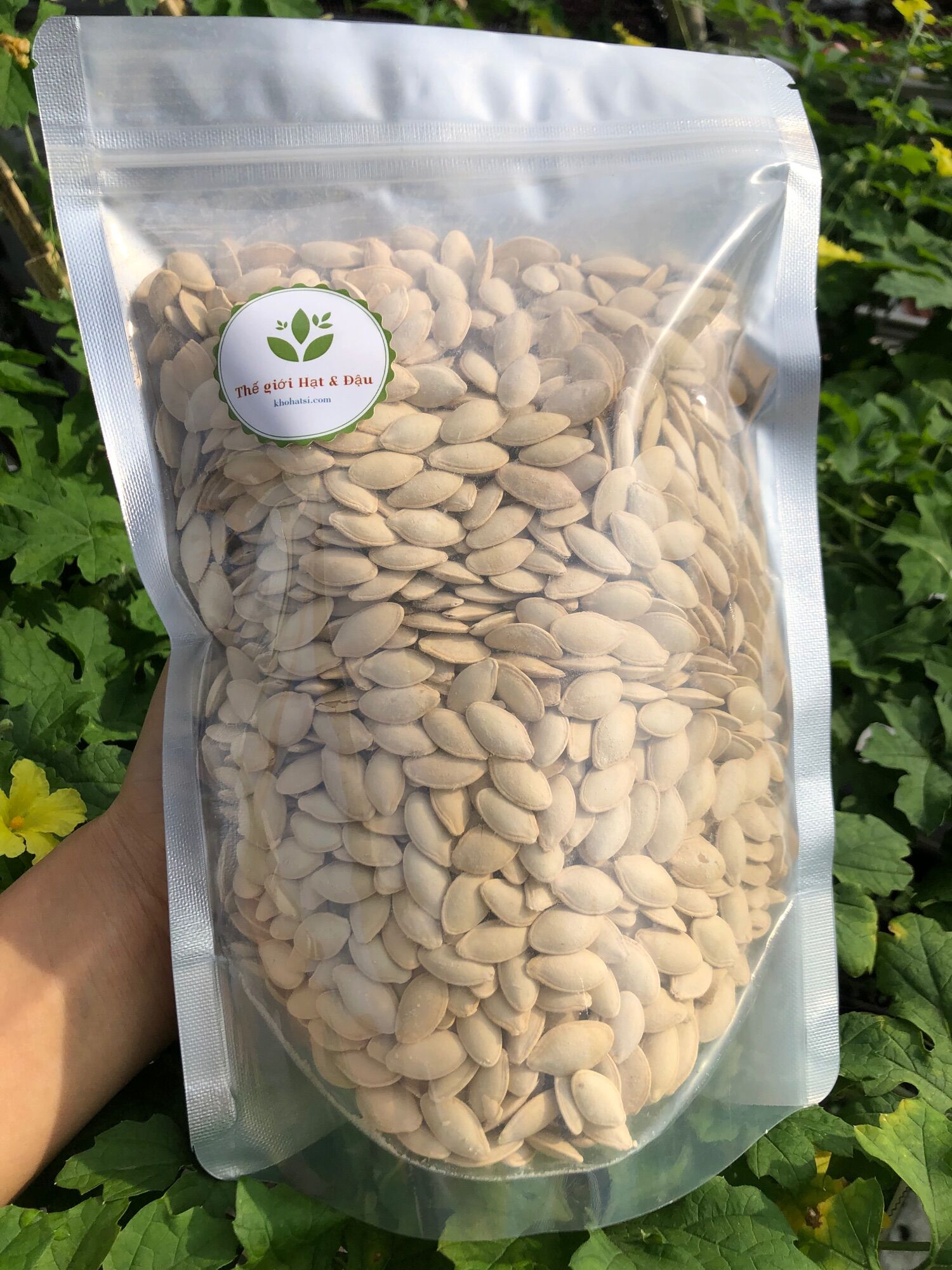 Hạt Bí Rang Muối Hùng Ký Túi 500g
