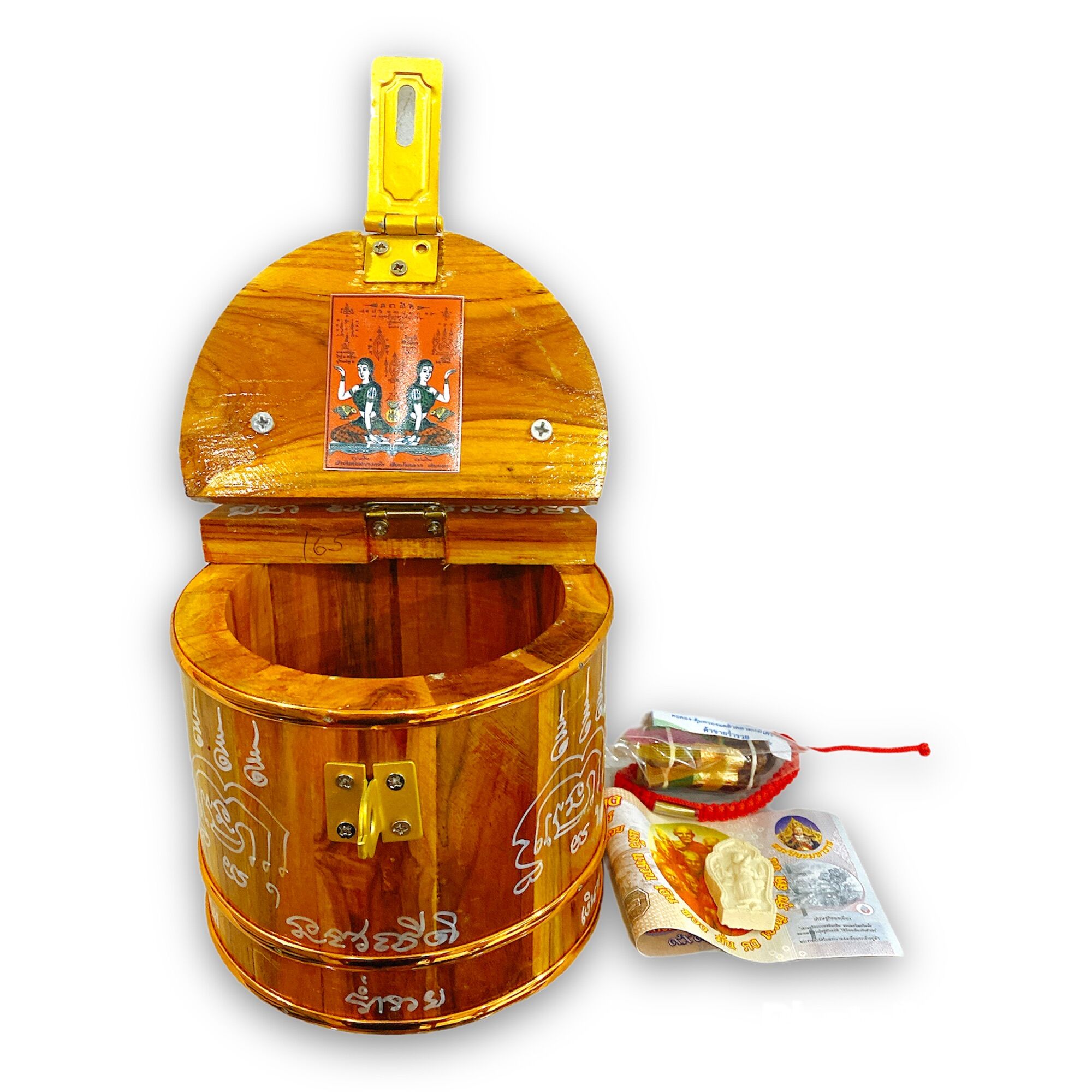 Thùng đựng tiền chiêu tài tích bảo giữ_đc_tiền , tiền_đẻ_ra_tiền, hết_lại_có