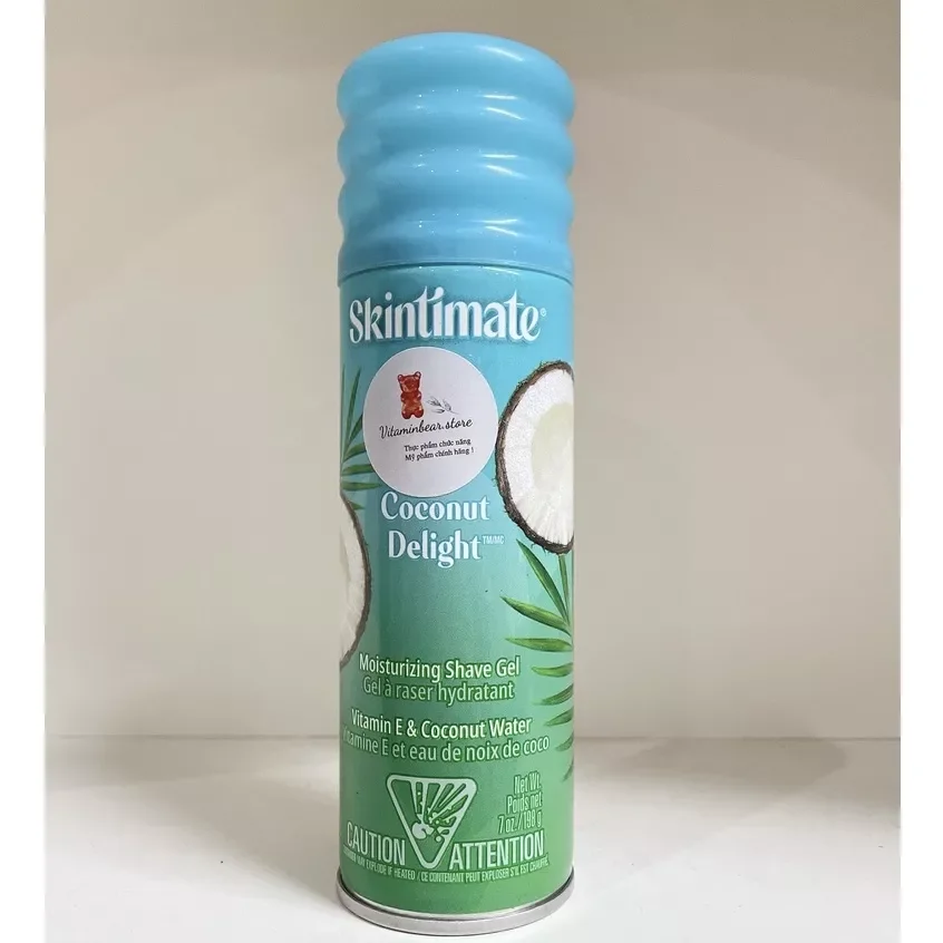 Bọt Cạo Lông Skintimate Moisturizing Shave Gel 198g