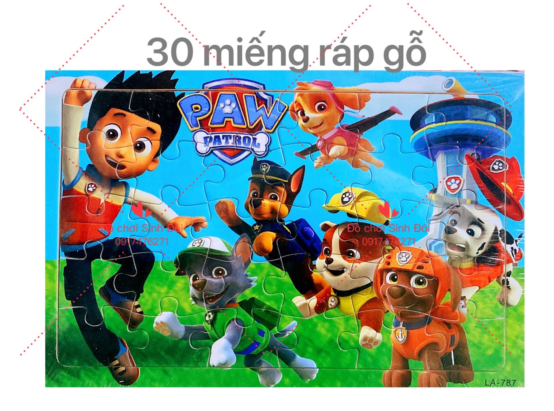 TRANH RÁP HÌNH BẰNG GỖ 30miếng