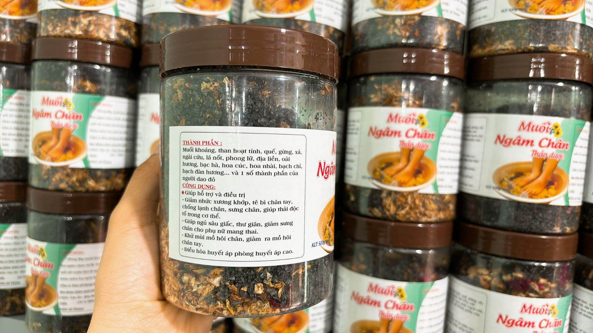 Muối ngâm chân thảo dược 500g