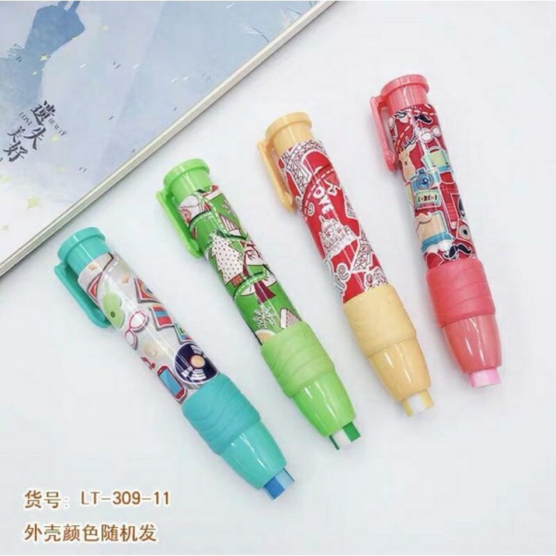 Gôm tẩy hình dạng cây bút bấm