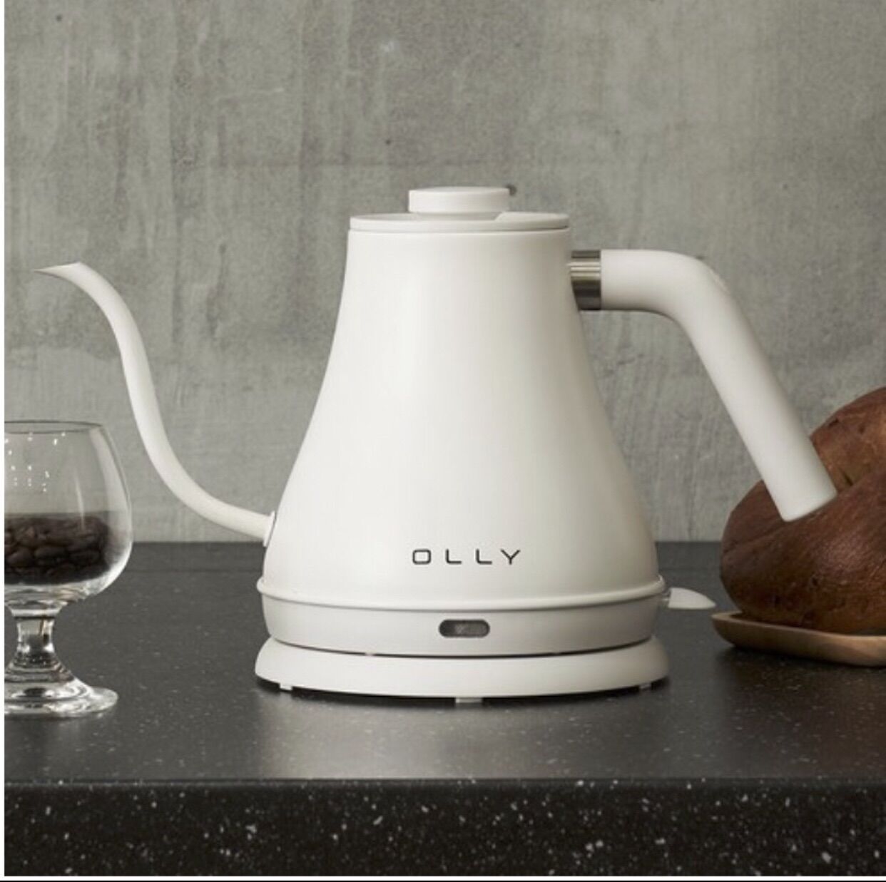Ấm siêu tốc cổ ngỗng hãng Olly Hàn Quốc điều chế drip, pour over V60 trà, cà phê