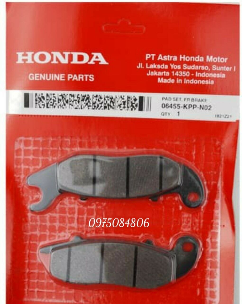 Má phanh trước CB150 Verza chính hãng