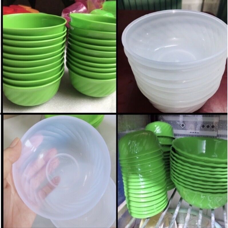 🌺 combo 50 chén ăn cơm, nhựa dẻo
