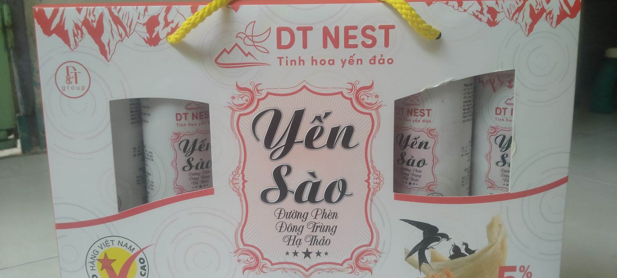 Yến sào đường phèn đông trùng hạ thảo - hộp 6lon × 190ml