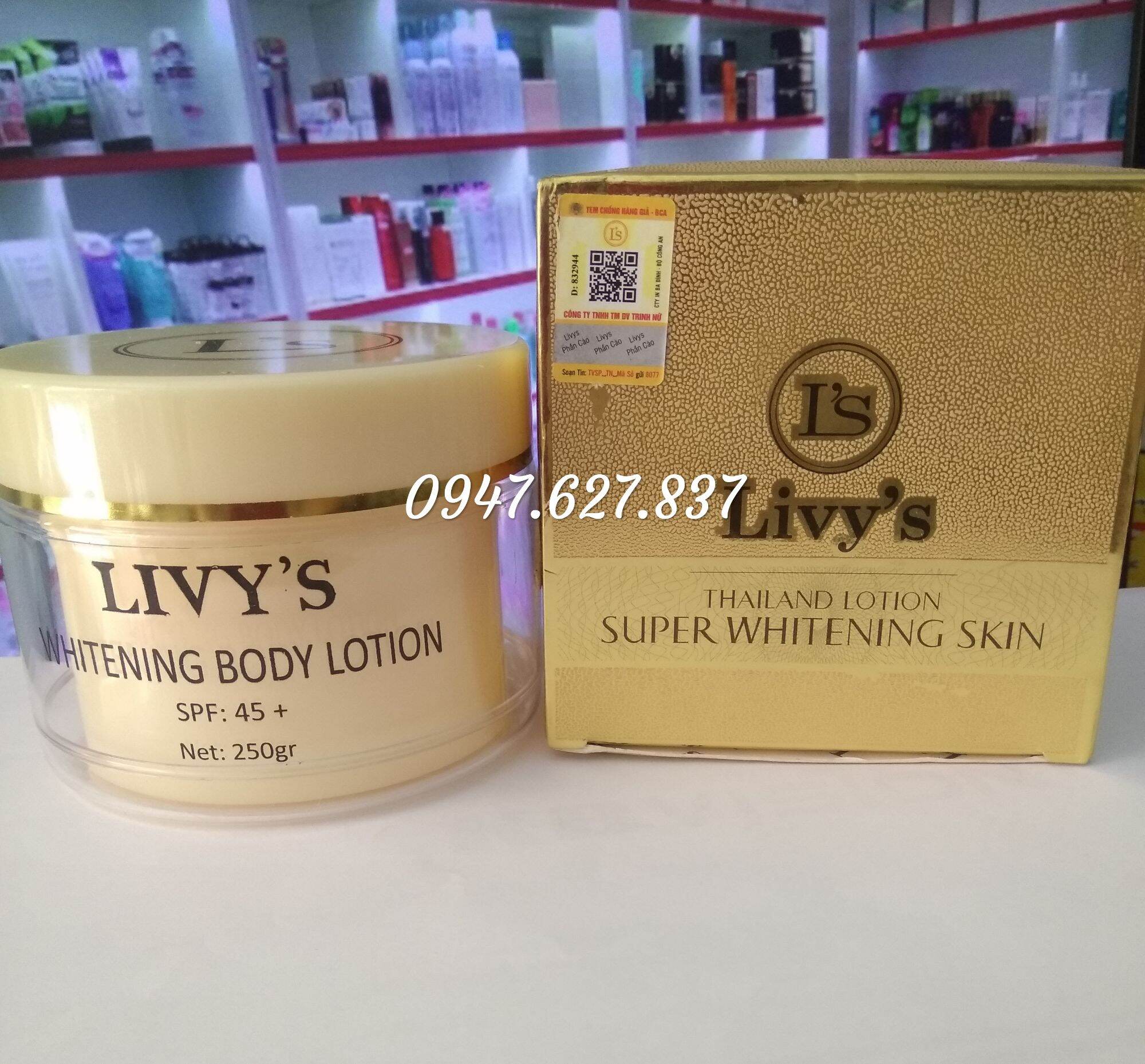 kem body Livys Thái Lan chính hãng