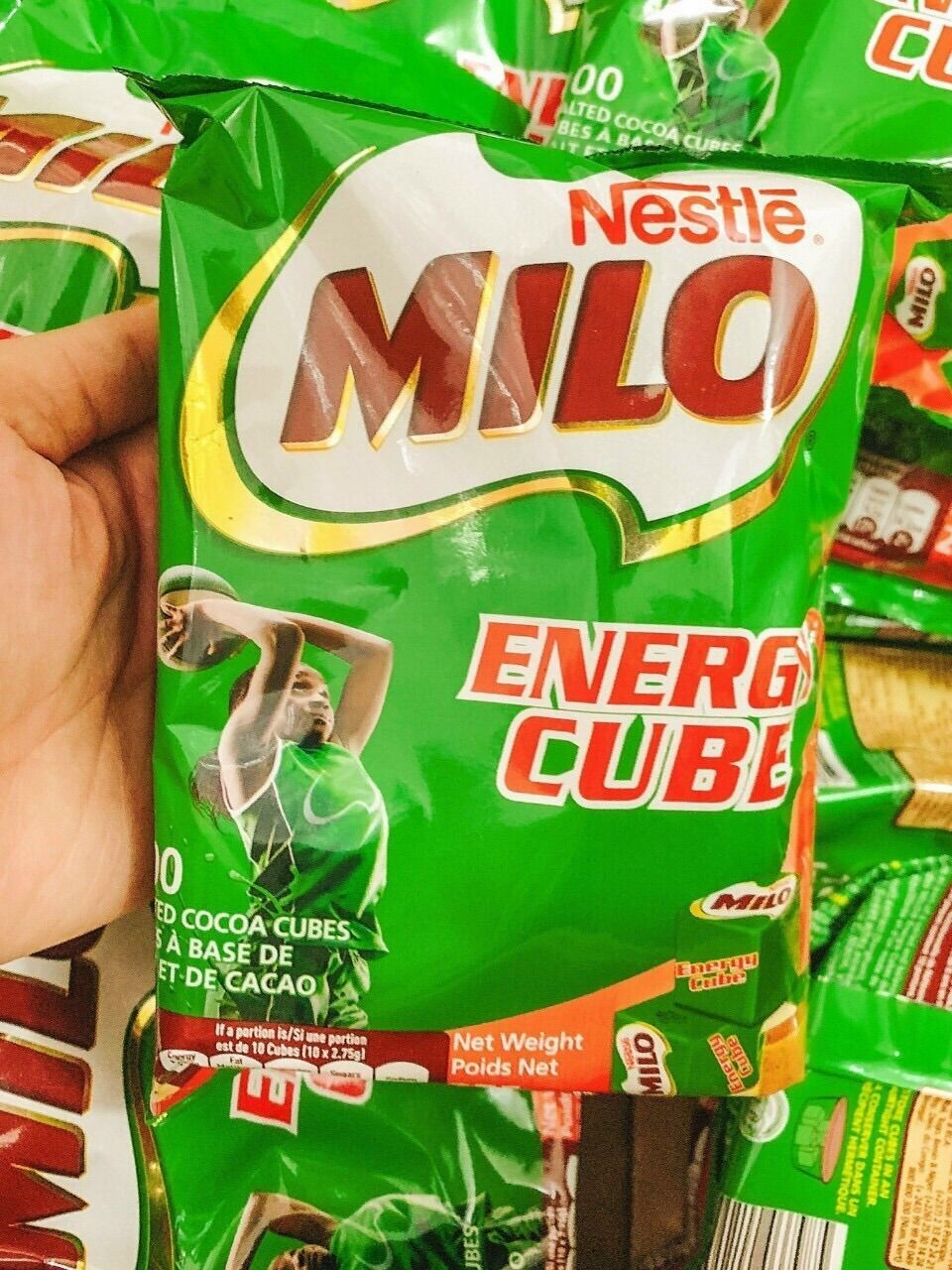 Kẹo Milo Cube Thái Lan 100 Viên (Gói To 275G)
