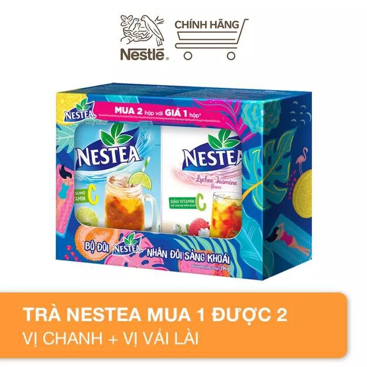 Trà chanh nestea tặng trà vải