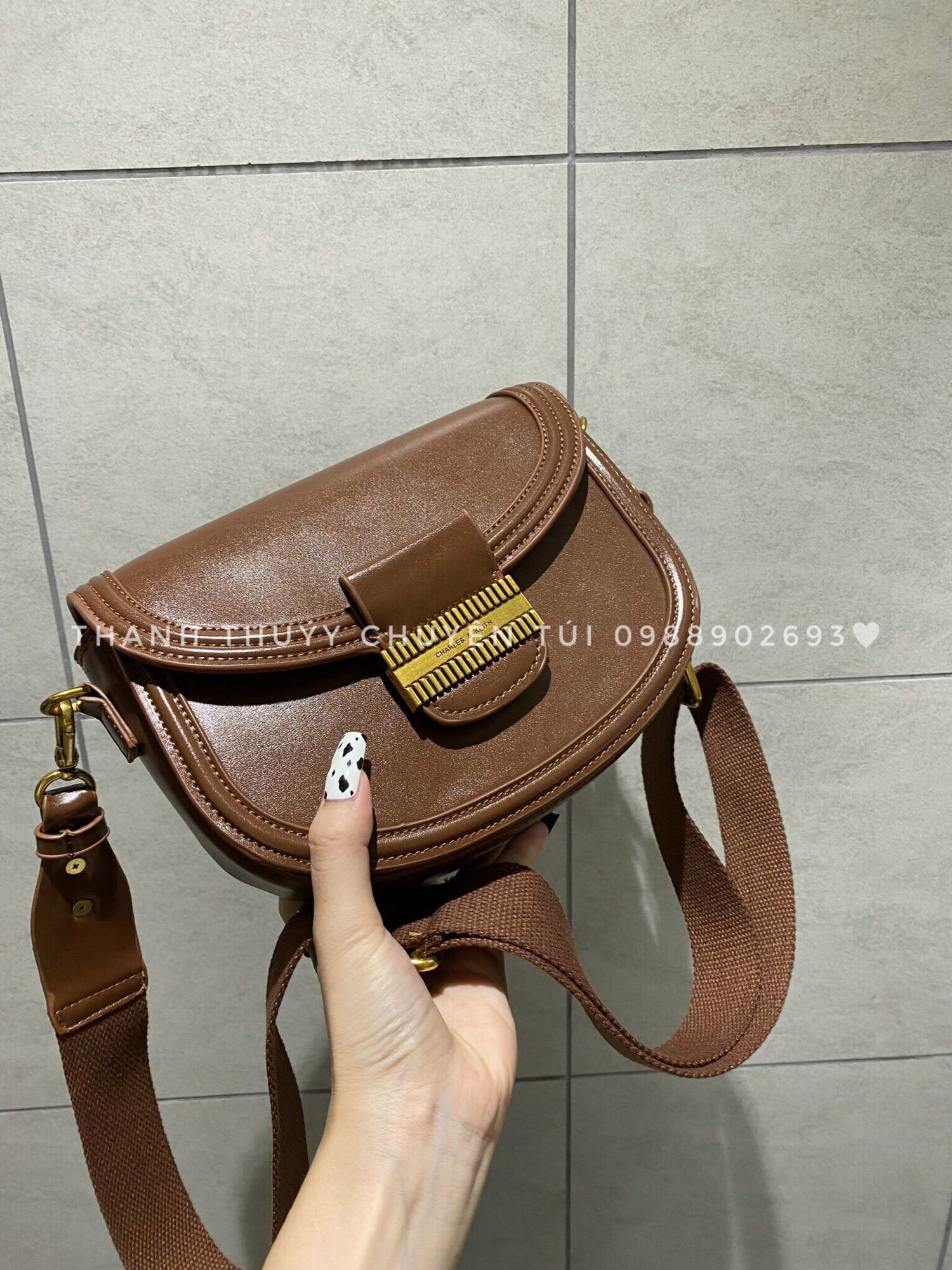 Siêu phẩm túi CK dáng bầu🤍🤎 Ảnh, clip thật