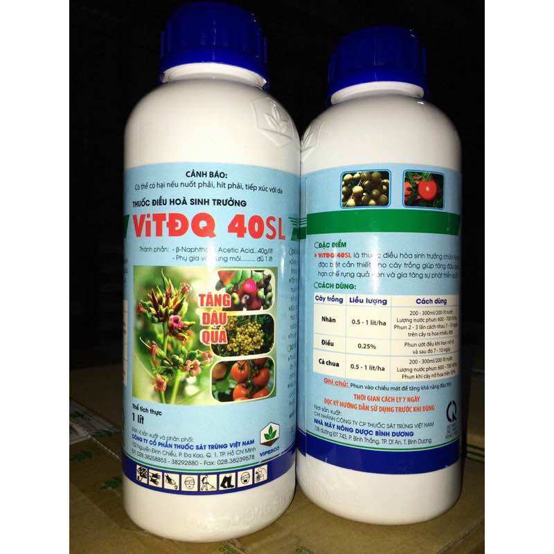 Vitđq 40sl – thuốc điều hòa sinh trưởng tăng đậu quả, hạn chế rụng quả non, gia tăng sự phát triển quả